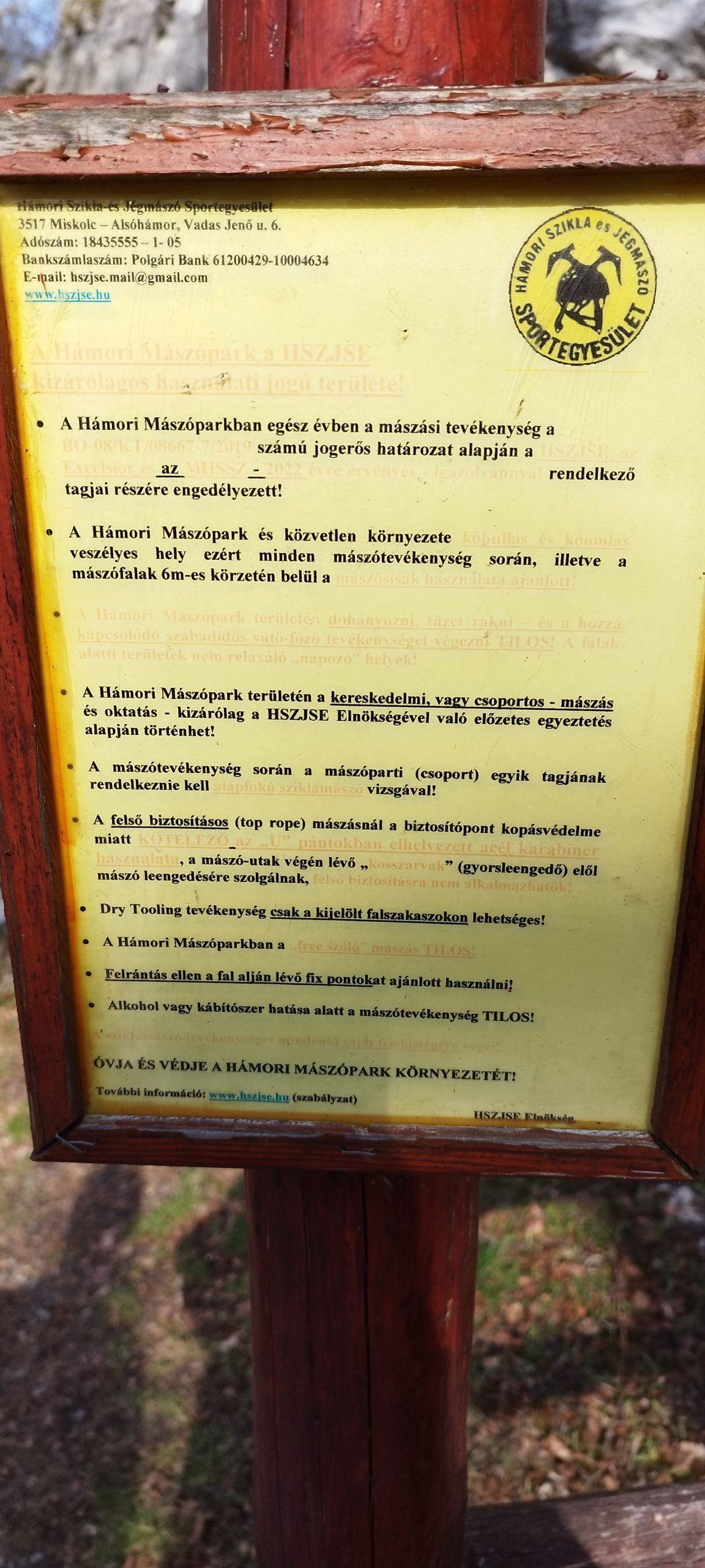 Hámor tábla Hámor tábla