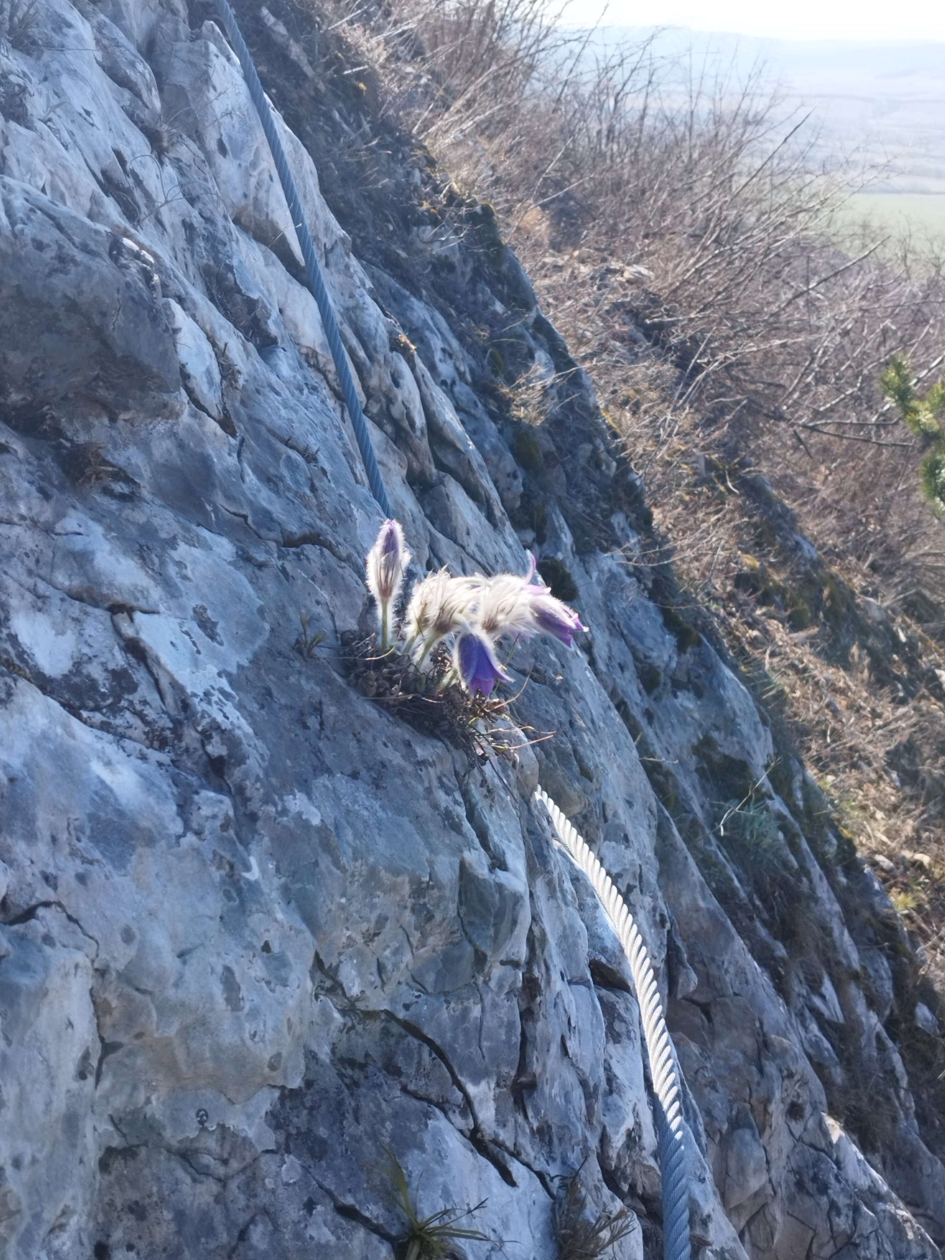 Esztramos vasalt Viaferrata útjainak térképe