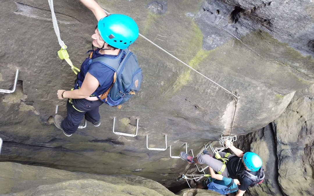 Häntzschelsteige Klettersteig akár gyerekkel