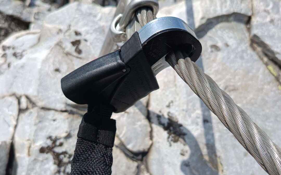AustriAlpin viaferrata bloc önbiztosító eszköz teszt