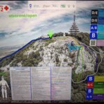 Zobor viaferrata -Nyitra felett lélegzetelállító panorámával 117 Zobor viaferrata térkép