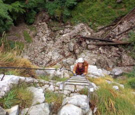 Drachenwand Klettersteig – Lélegzetelállító mászás a Mondsee felett Ausztriában 25 2700640207