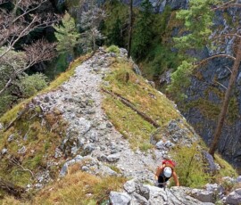 Drachenwand Klettersteig – Lélegzetelállító mászás a Mondsee felett Ausztriában 21 1382619967