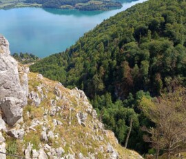 Drachenwand Klettersteig – Lélegzetelállító mászás a Mondsee felett Ausztriában 28 986600660