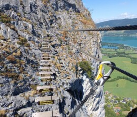Drachenwand Klettersteig – Lélegzetelállító mászás a Mondsee felett Ausztriában 45 3230769468