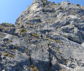 Drachenwand Klettersteig – Lélegzetelállító mászás a Mondsee felett Ausztriában 49 1288118187