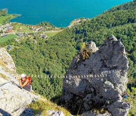 Drachenwand Klettersteig – Lélegzetelállító mászás a Mondsee felett Ausztriában 40 2682257138