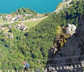 Drachenwand Klettersteig – Lélegzetelállító mászás a Mondsee felett Ausztriában 42 1665394750