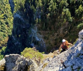 Drachenwand Klettersteig – Lélegzetelállító mászás a Mondsee felett Ausztriában 22 1343108062