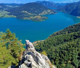 Drachenwand Klettersteig – Lélegzetelállító mászás a Mondsee felett Ausztriában 34 491956426