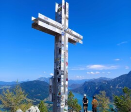 Drachenwand Klettersteig – Lélegzetelállító mászás a Mondsee felett Ausztriában 54 4082925435