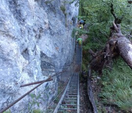 Drachenwand Klettersteig – Lélegzetelállító mászás a Mondsee felett Ausztriában 20 1498940571