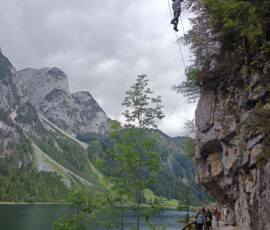 Laserer Alpin Klettersteig – fantasztikus út a Gosausee partján 19 Alpin Laser Klettersteig