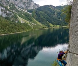 Laserer Alpin Klettersteig – fantasztikus út a Gosausee partján 27 3855507812