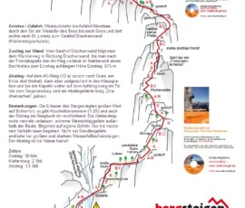 Drachenwand Klettersteig – Lélegzetelállító mászás a Mondsee felett Ausztriában 58 drachenwand klettersteig falrajza