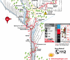 Postalmklamm klettersteig: izgalmas kaland, garantált adrenalin 17 postalm klettersteig térkép
